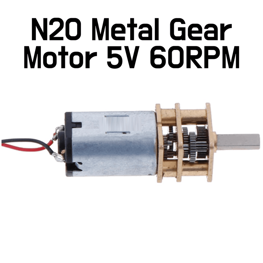 N20 DC 5V 60RPM Mini Metal Gear Motor - ePartners
