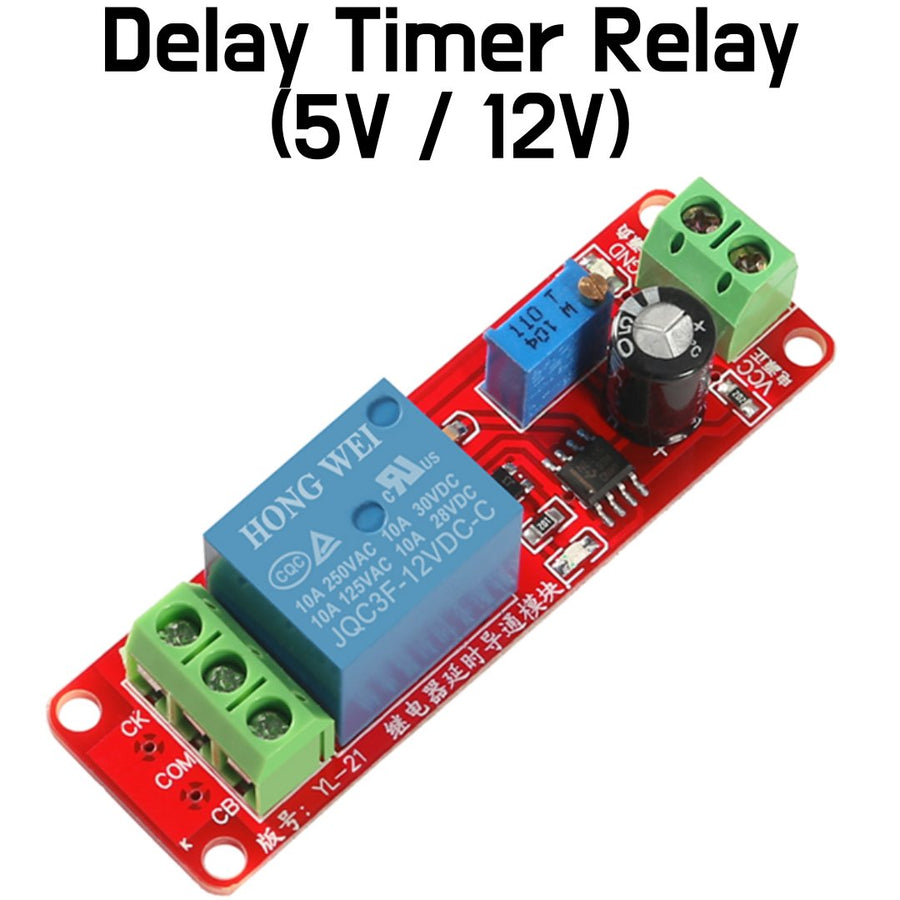 Relay Module with Delay Timer Switch 0 to 10 seconds - 5V, 12V - ePartners