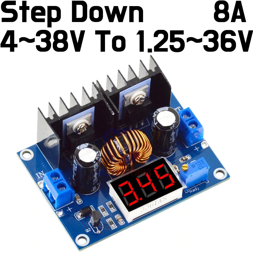 Modulo di alimentazione regolabile con driver LED step-down da 3 pezzi Modulo di alimentazione regolabile con driver LED step-down da 3 pezzi