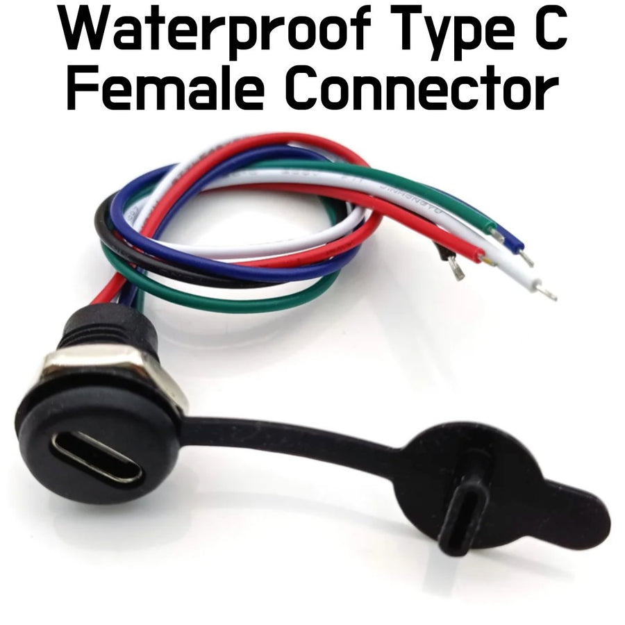 USB Socket with Lead - Type C Waterproof - ePartners
