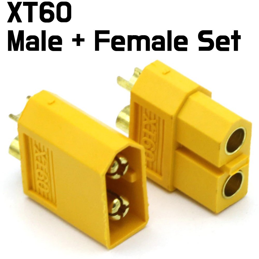 XT60 Male To JST Male & XT60 Female To JST Female Plug Charger Adapter Set For Lipo Batteries