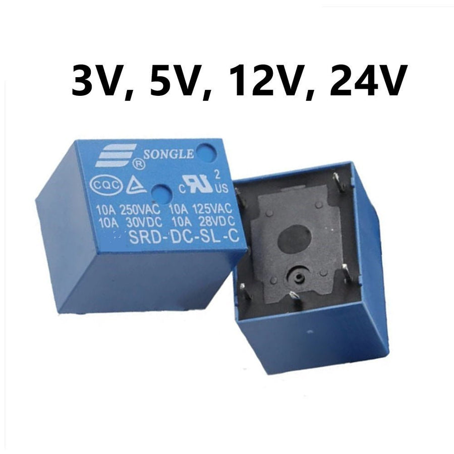 1 Port Relay 5 pins for PCB Mount - 3V, 5V, 12V, 24V - ePartners