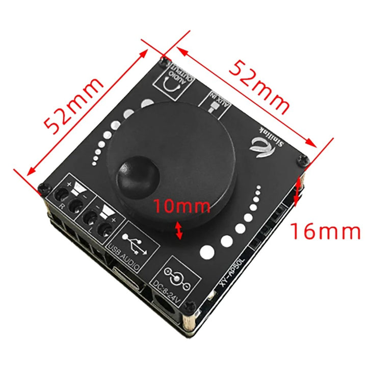 100W Bluetooth 5.0 Audio Amplifier Stereo Board - 2x50W - ePartners NZ