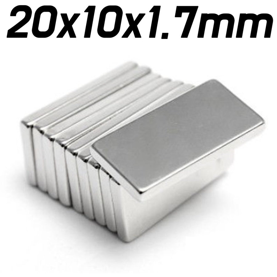 1pc - 20mm x 10mm x 1.7mm Neodymium Magnet - ePartners NZ