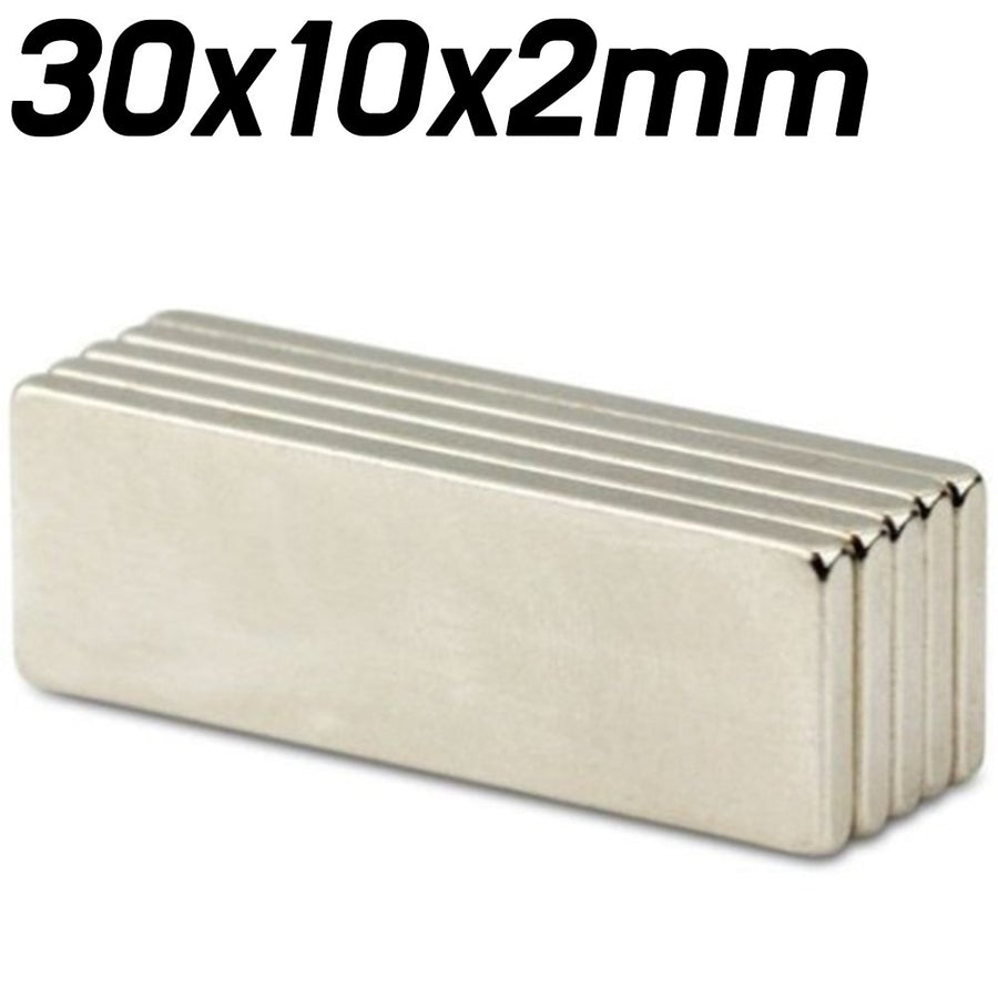 1pc - 30mm x 10mm x 2mm Neodymium Magnet - ePartners NZ