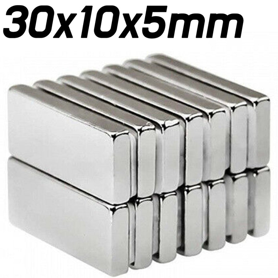 1pc - 30mm x 10mm x 5mm Neodymium Magnet - ePartners NZ