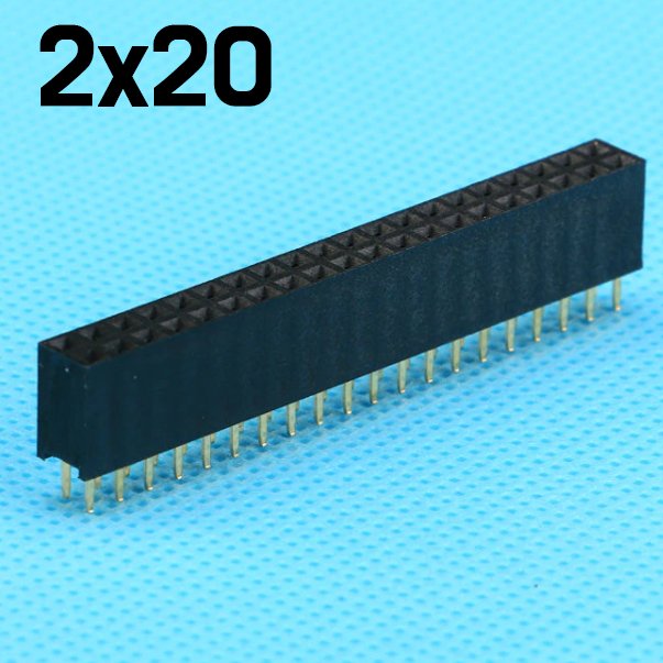 2pcs x Pin Header Female 4Pin (2x2) Straight Double Row Female Pin Headers - ePartners