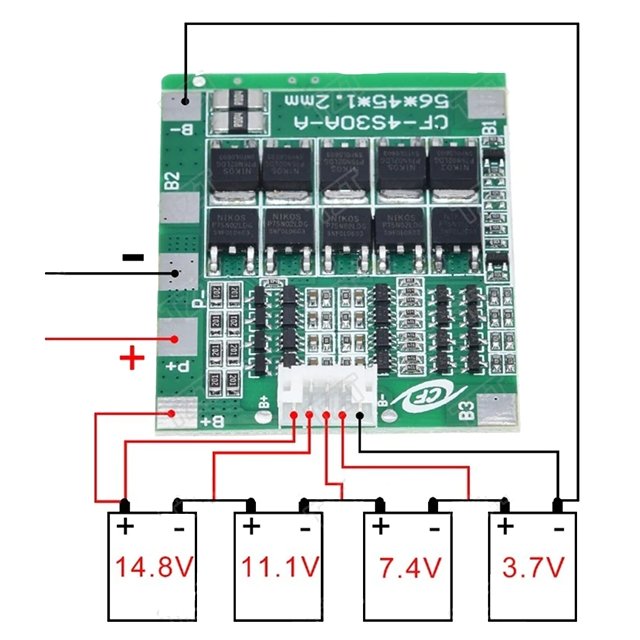 4S 30A Lithium Battery 18650 BMS Charger Protection Board - ePartners NZ