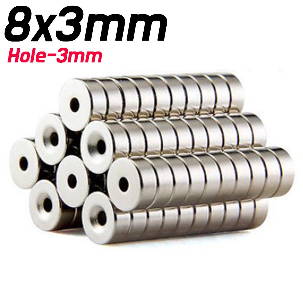 50pcs - 8mm x 3mm - 3mm Neodymium Magnets - ePartners NZ