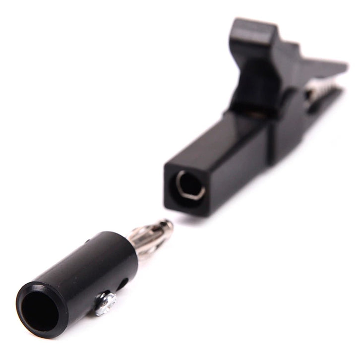 55mm Alligator Clips + Banana Plugs + Black, Red - ePartners NZ