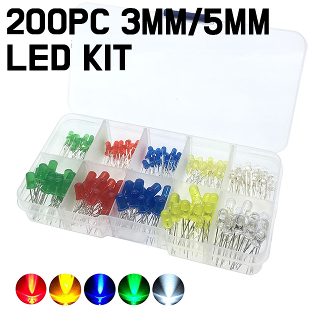 LED Kit -   3MM / 5MM Kit - 200PCS