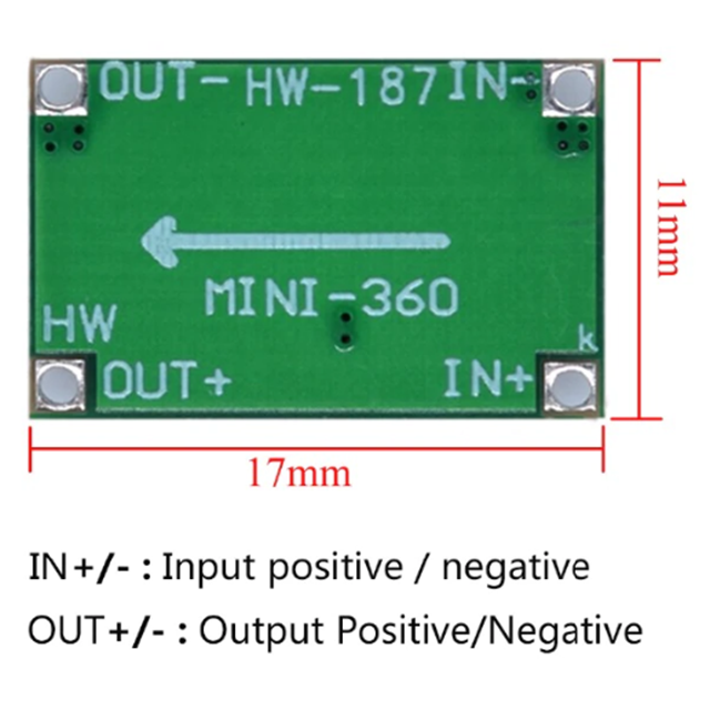 Step Down Buck Regulator DC Converter