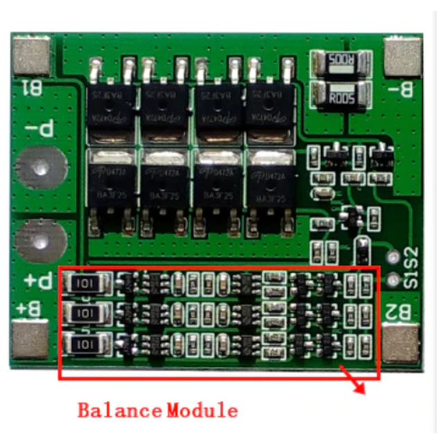 BMS.- 3S 25A Li-ion 18650 BMS PCM Battery Protection Board BMS PCM With Balance
