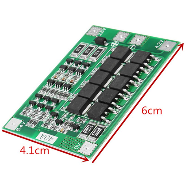 BMS - 3S 40A BMS 11.1V 12.6V 18650 Lithium Battery Protection Board
