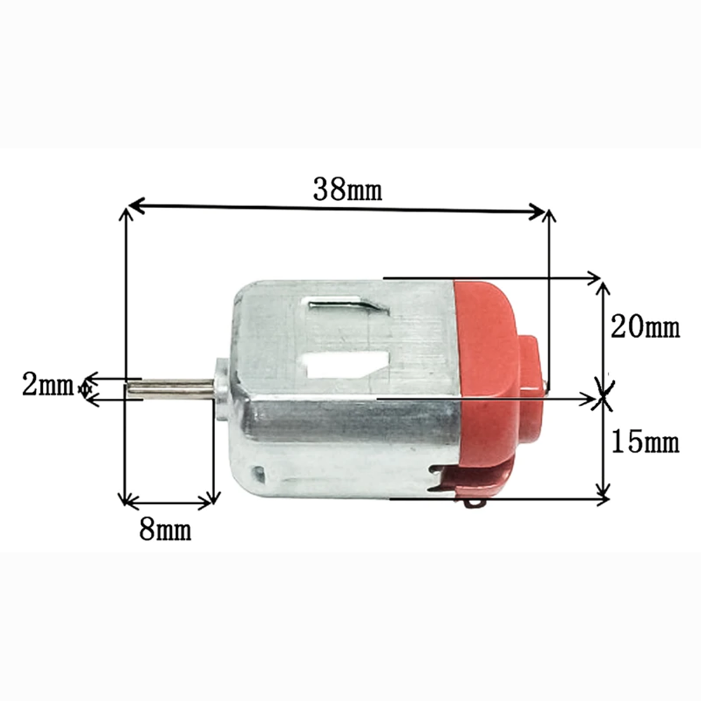 Motor -Red DC Motor 3V - Micro 130 Pony Small Motor