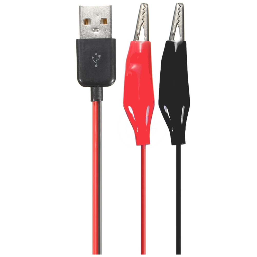 Test Leads - Alligator Test Clips Clamp to USB