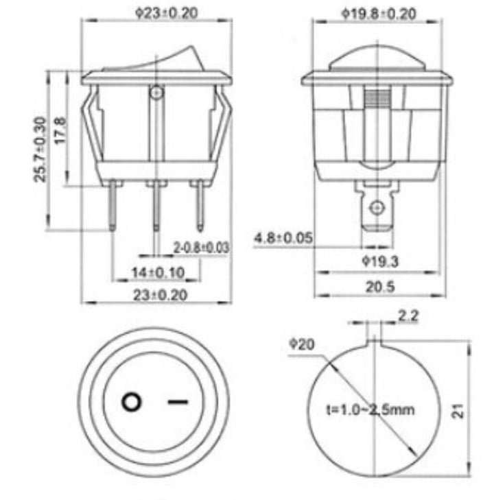 Rocker Toggle Switch