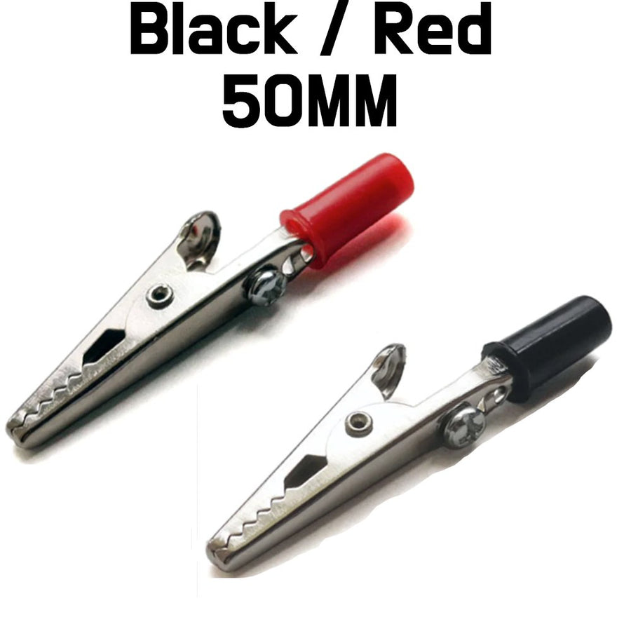 Alligator Leads Crocodile Test Clip 50mm - Black - ePartners