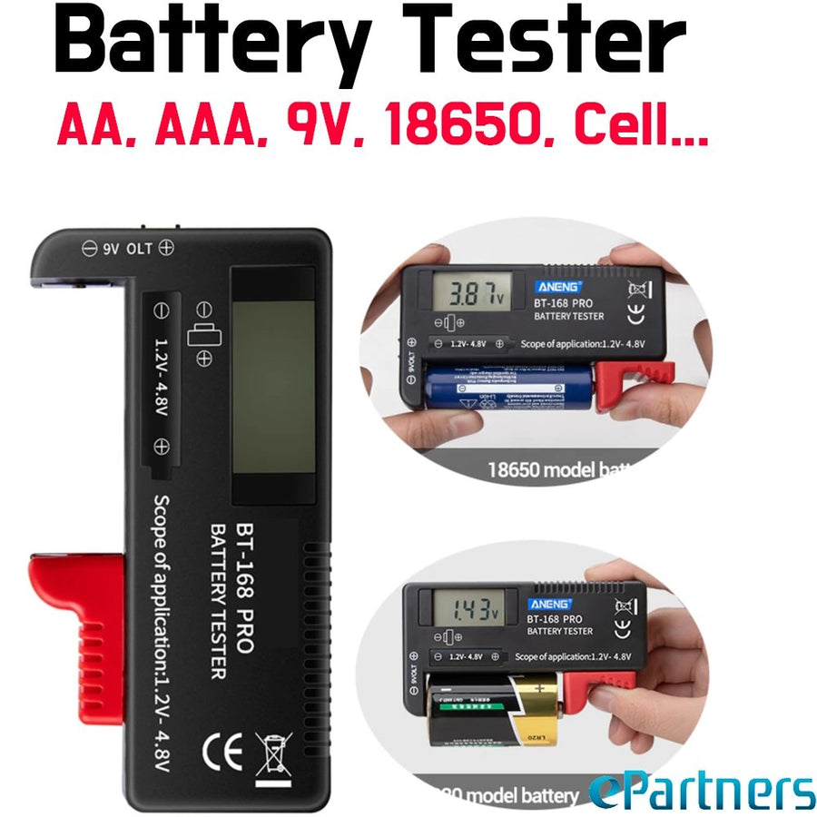 BT-168 PRO Digital Battery Capacity Tester - ePartners NZ