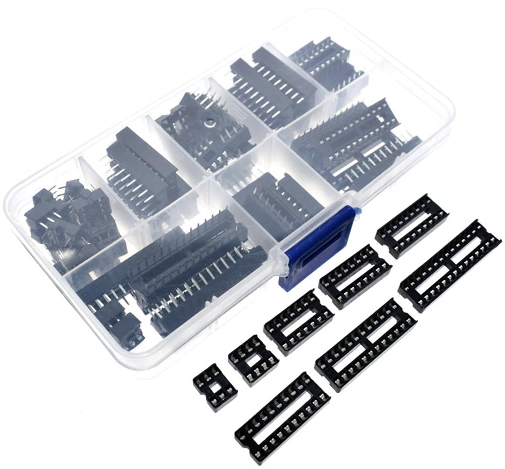 DIP IC Socket - DIP6, 8, 14, 16, 18, 20, 24, 28, 32, 40 and Kit - ePartners