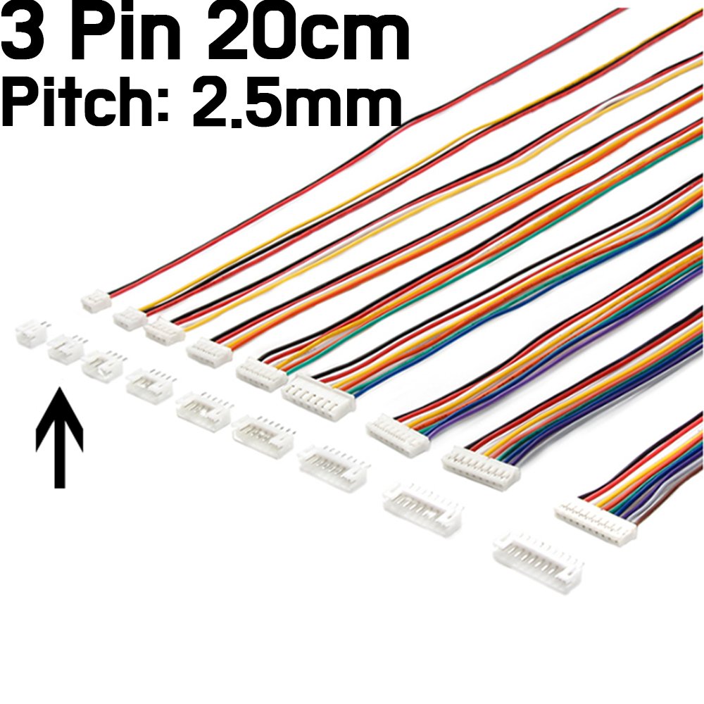 JST Connector Wires XH 2.5 26AWG - ePartners
