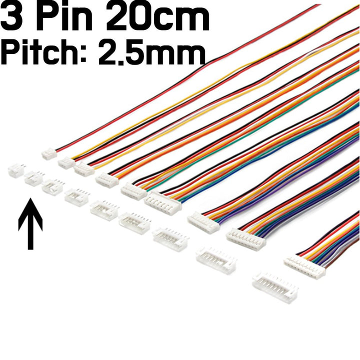 JST Connector Wires XH 2.5 26AWG - ePartners