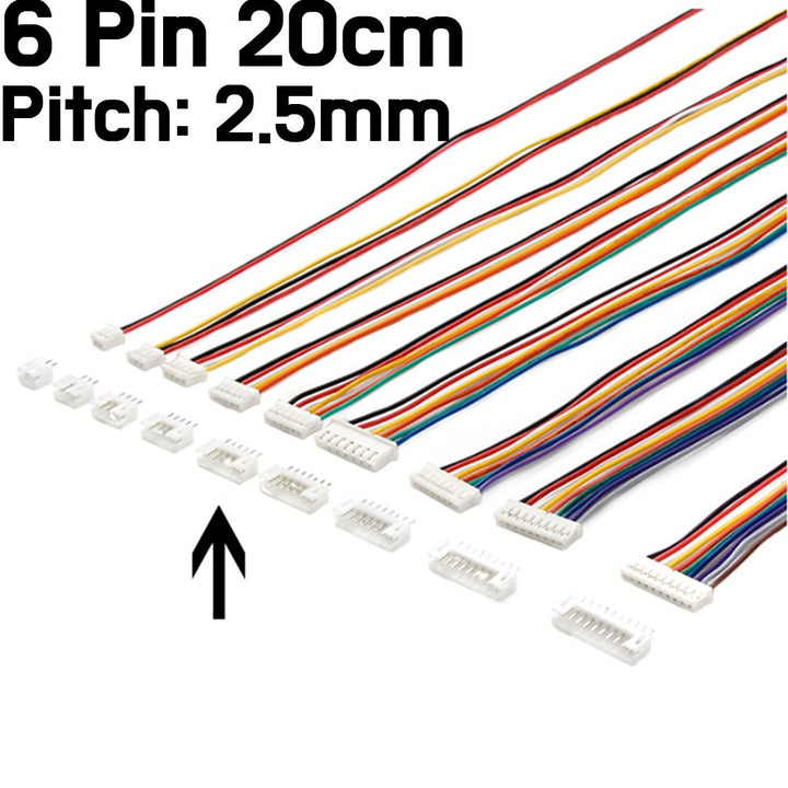 JST Connector Wires XH 2.5 26AWG - ePartners
