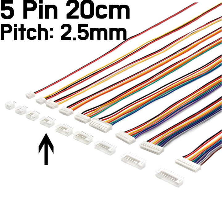JST Connector Wires XH 2.5 26AWG - ePartners