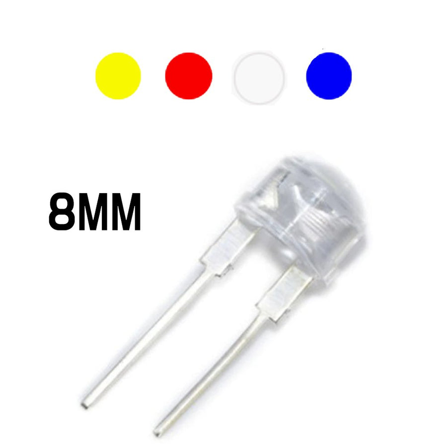 LED - 8MM Straw Hat 0.5W Bright light - ePartners