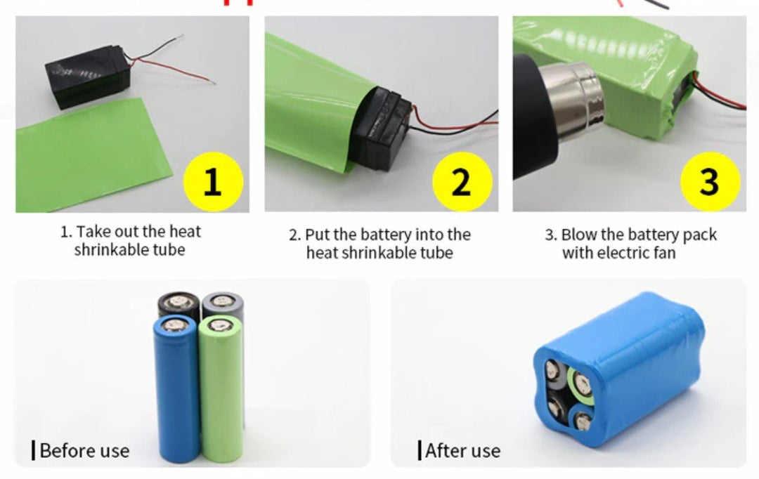 Lithium Battery Heat Shrink Tube - Width: 50mm Dia: 32mm - ePartners NZ