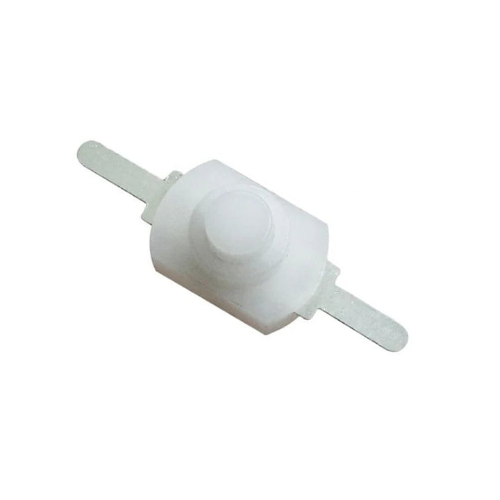 Self Locking Mini Push Button Switch - White - ePartners NZ