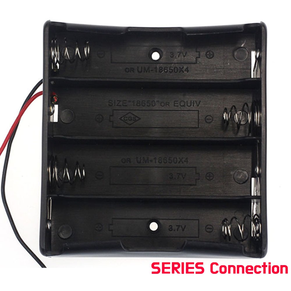 Series 18650 Power Battery Storage Case Box Holder With Leads - ePartners