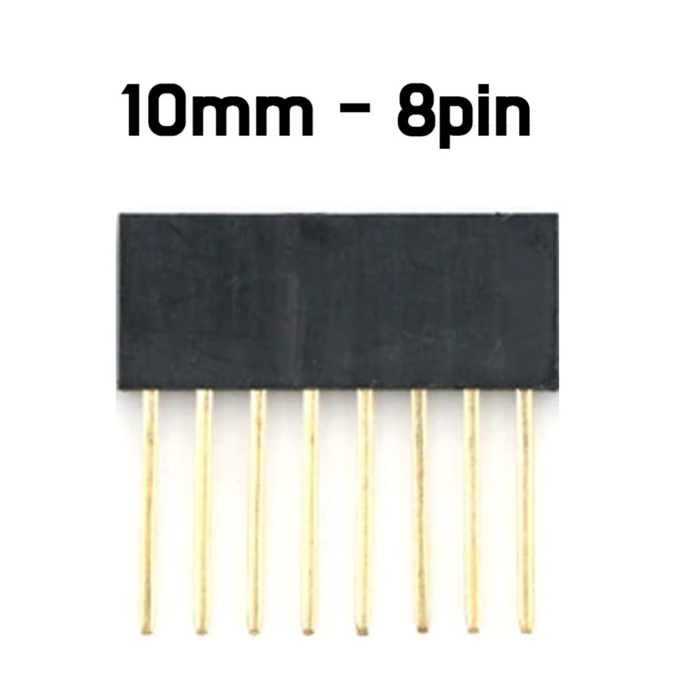 Stackable Long Legs Female Header 4pin - 10mm x 2.54 mm - ePartners