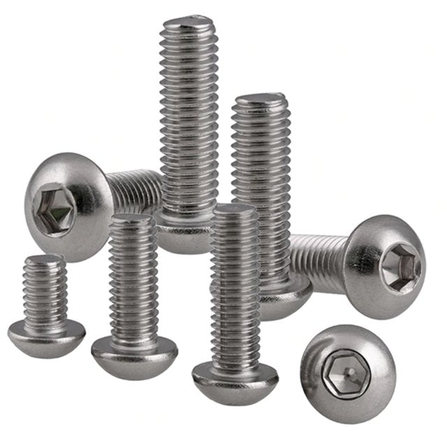 Stainless steel 304 hex socket round button head screw kit M2.5 - 120pcs - ePartners NZ