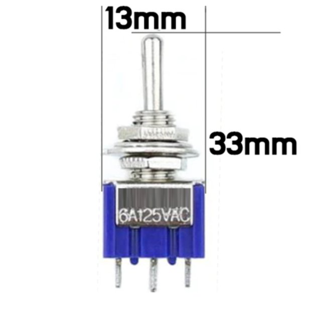 Toggle Switch SPDT ON-ON Blue - ePartners