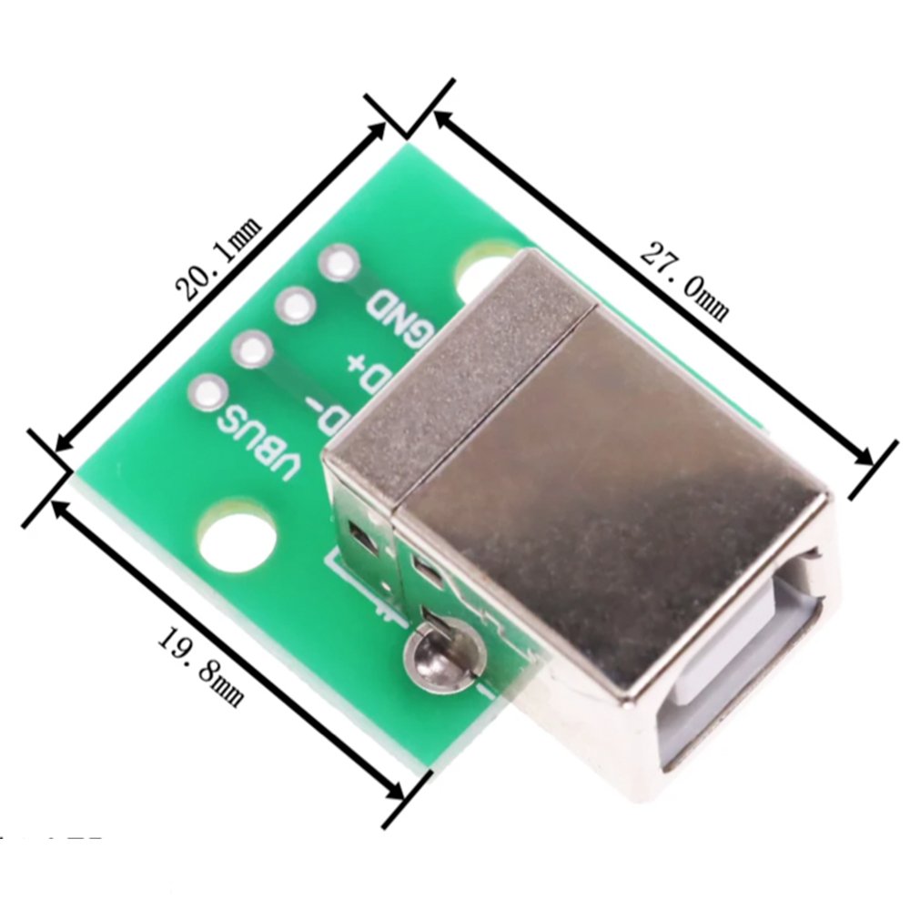 USB Type B Socket Breakout Board - ePartners