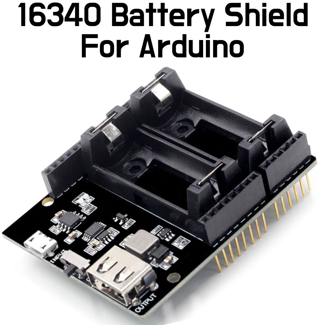 16340 Lithium Battery Shield for Arduino - ePartners NZ