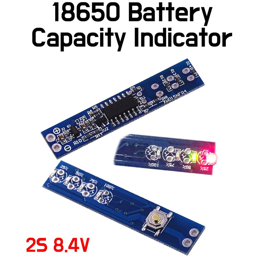 18650 Battery Capacity Indicator - 2S 8.4V - ePartners