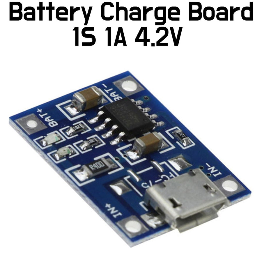 18650 Battery Charger Board - 1S 1A - ePartners