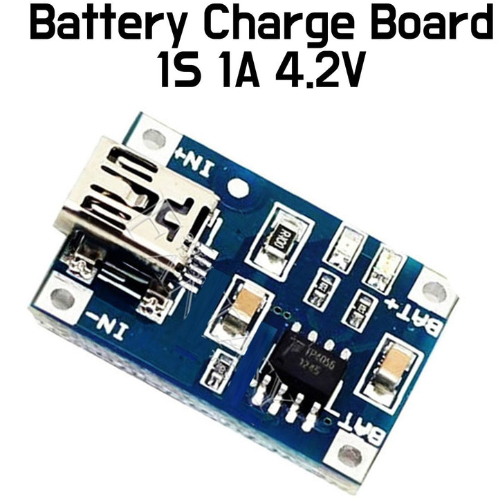 18650 Battery Charger Board - 1S 1A - ePartners