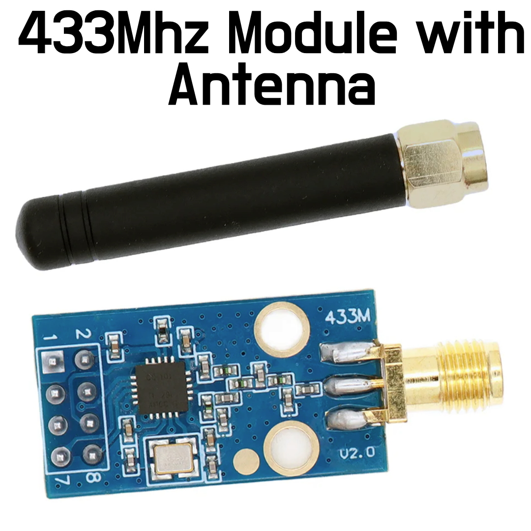 433Mhz RF Transceiver Module with Antenna - Wireless