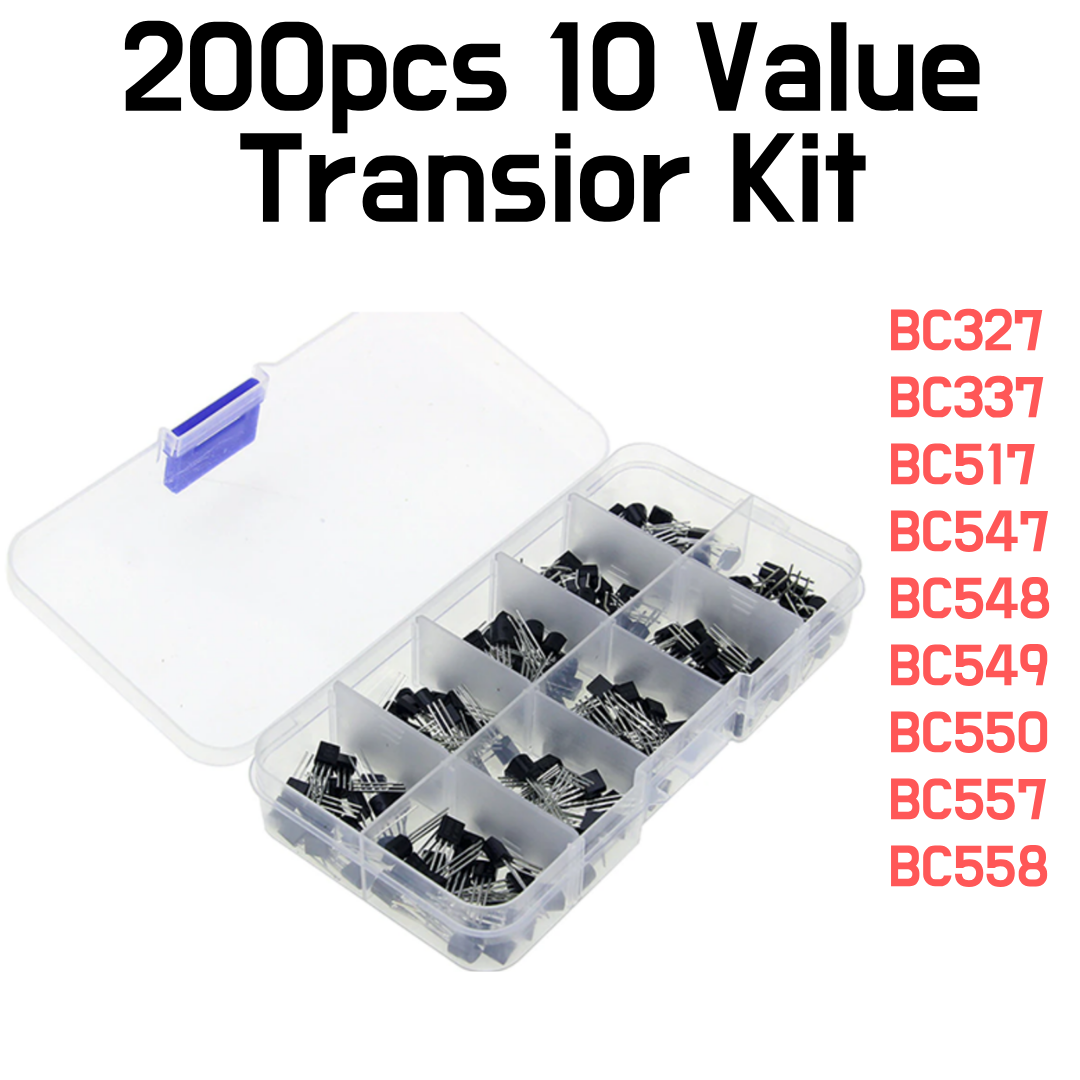 Transistor Assortment Kit - 200pcs