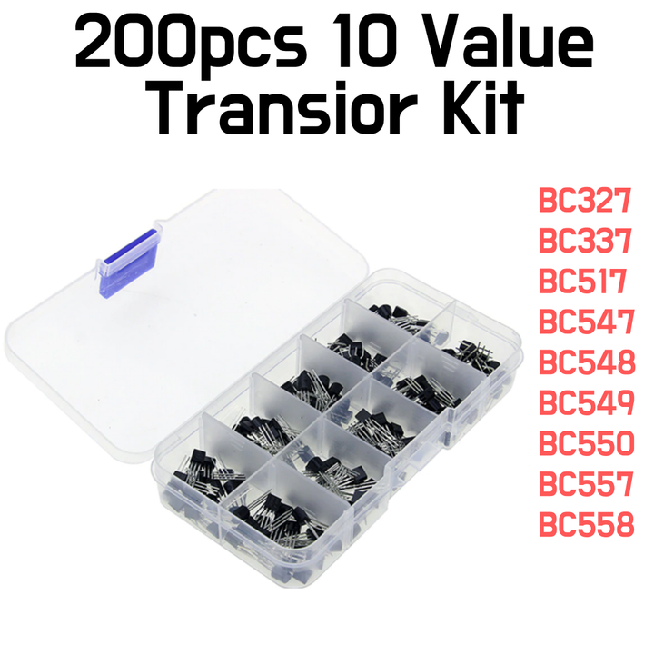 Transistor Assortment Kit - 200pcs