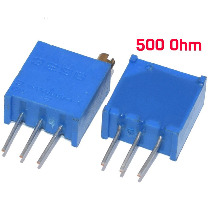 3296W Trimpot Trimmer Potentiometer - 500 Ohm to 1M