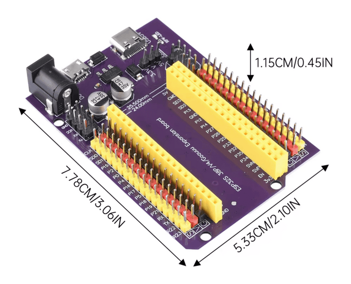 38Pin ESP32/ ESP32S Expansion Board (Copy) - ePartners