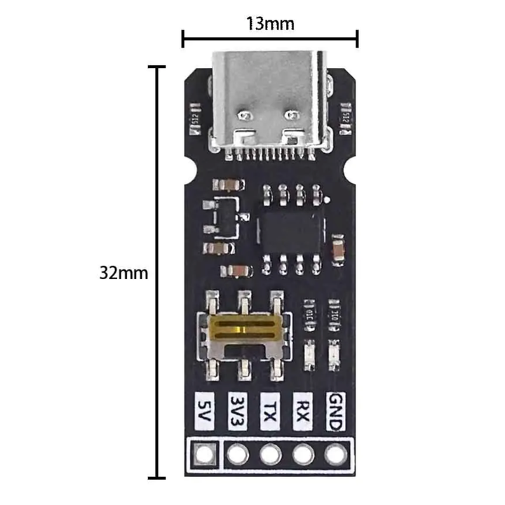 USB to TTL  Converter - 3.3V/ 5V