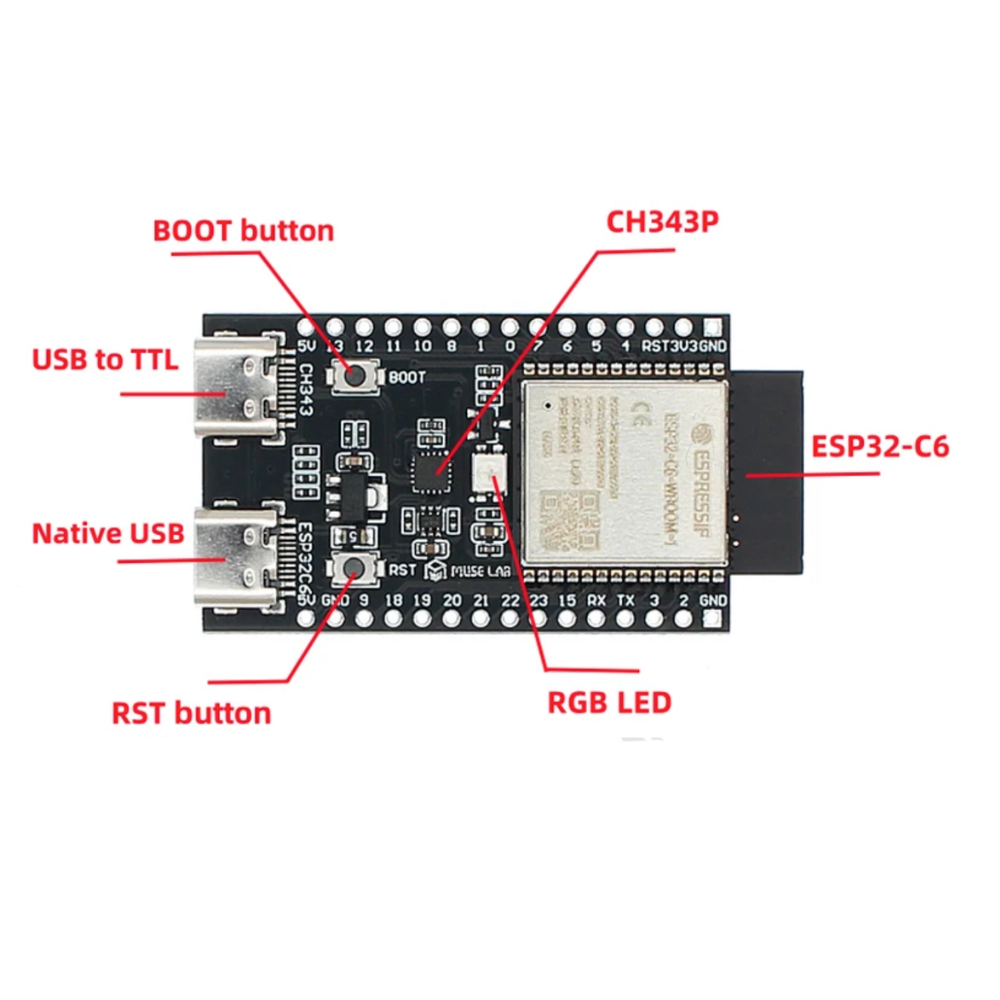 ESP32-S6 N16 Development Board