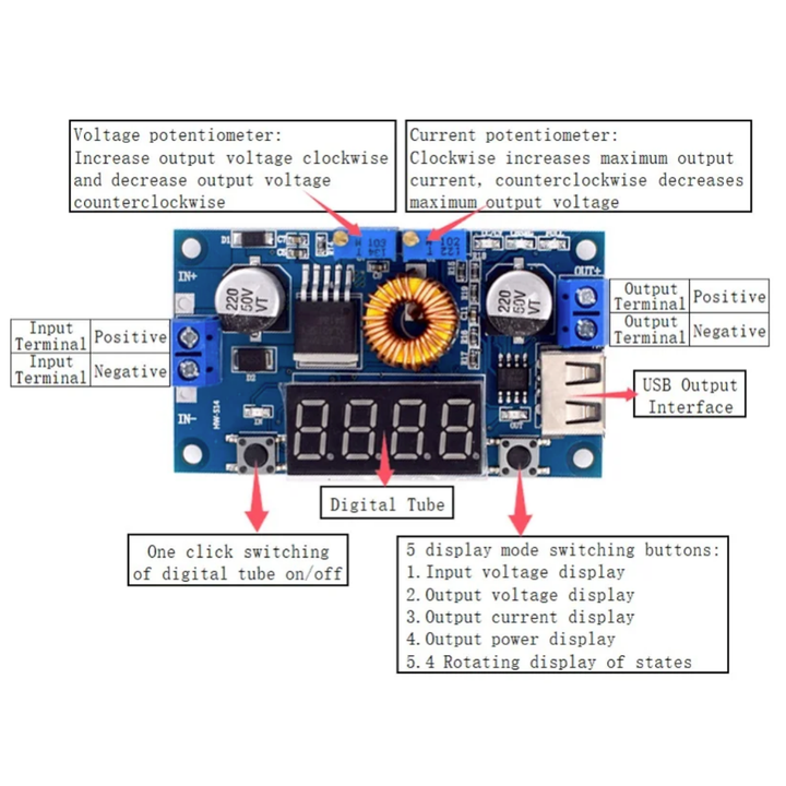 Step Down Buck DC Converter