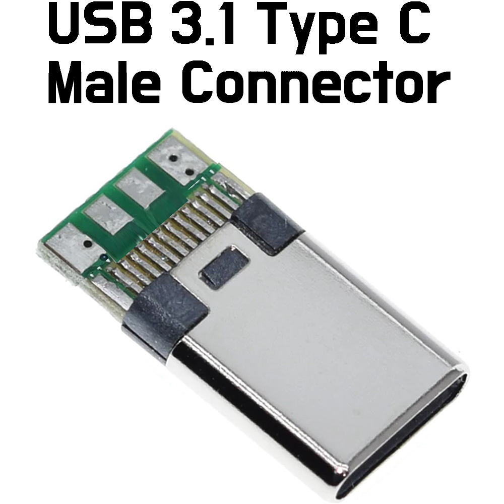 USB Breakout - USB 3.1 Type C Socket Breakout - Female & Male