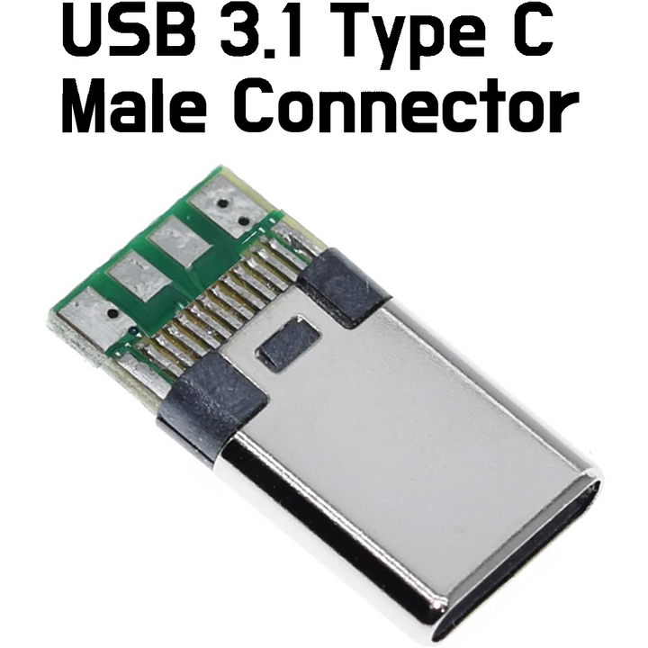 USB 3.1 Type C Socket Breakout - Female & Male
